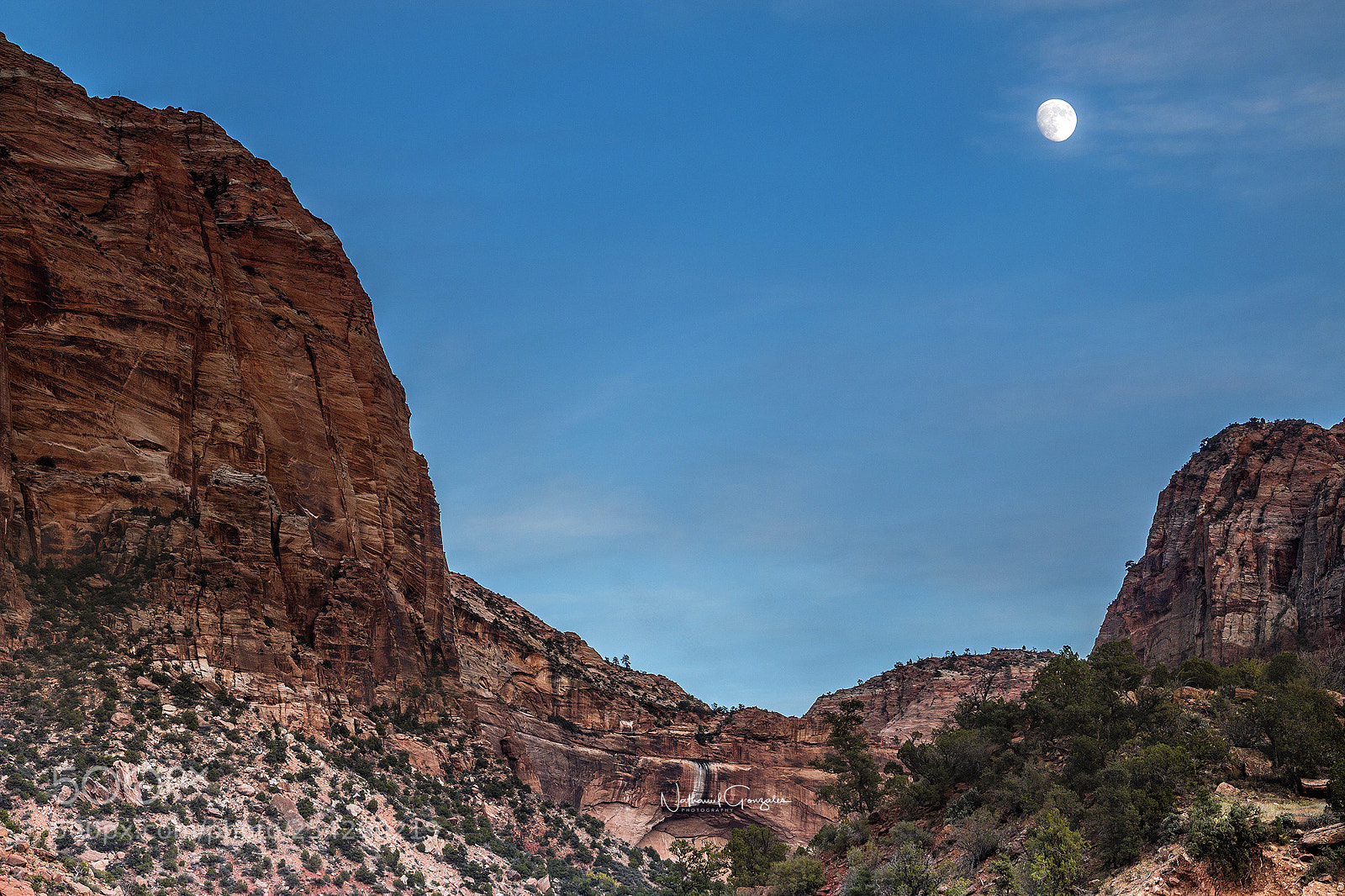 Canon EOS 70D sample photo. Desert moon photography