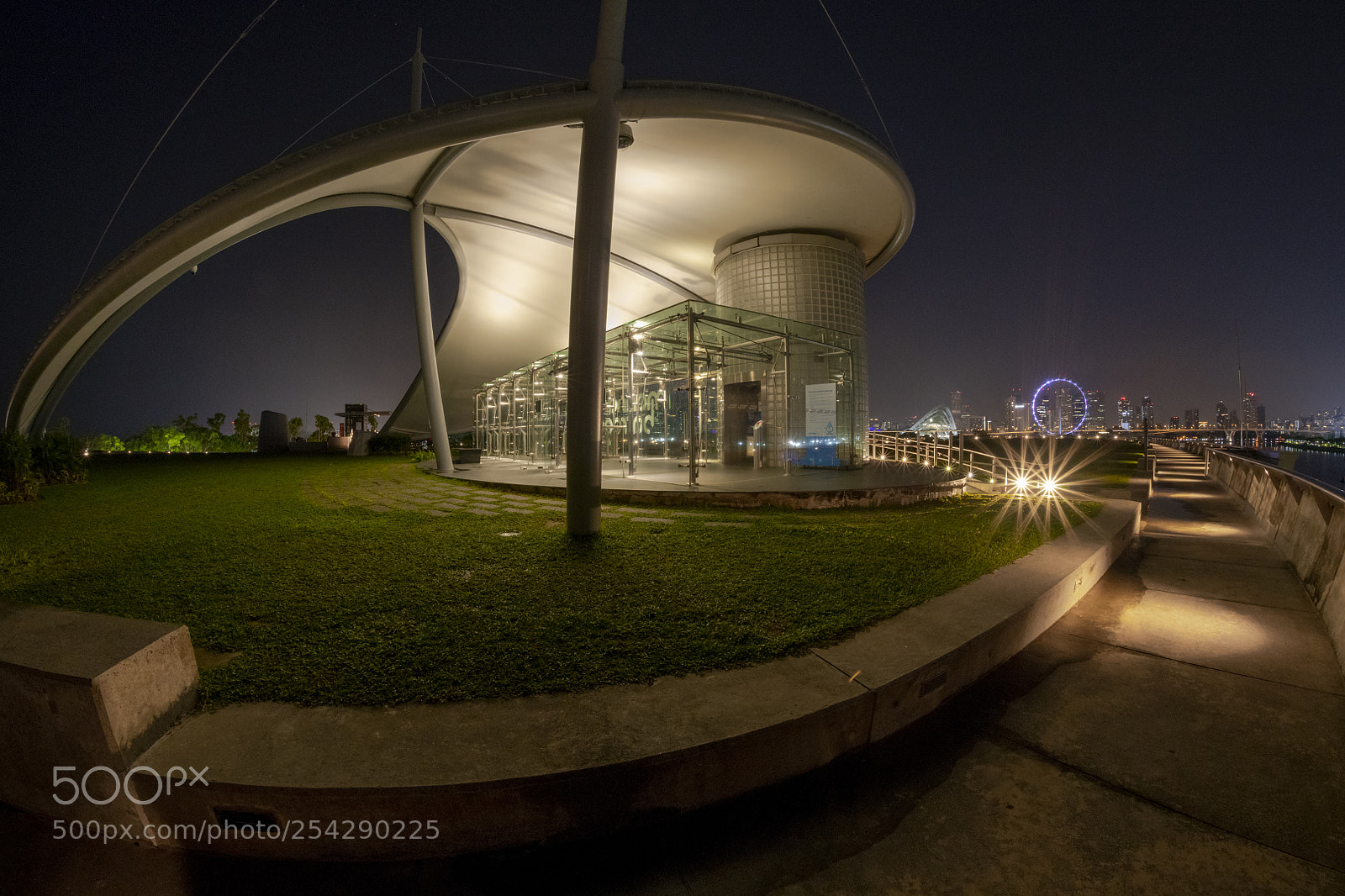 Nikon D850 sample photo. Marina barrage photography