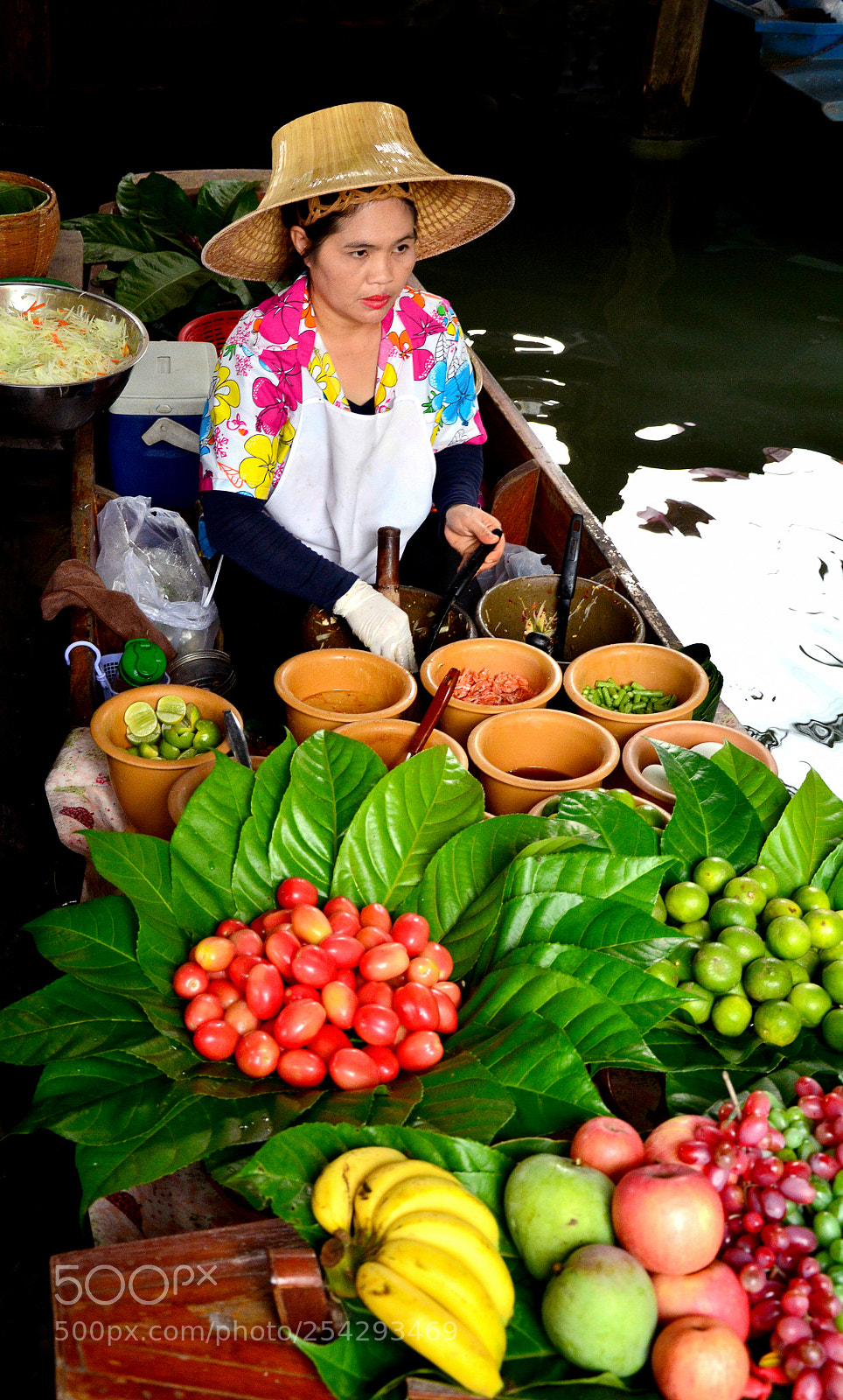 Nikon D5200 sample photo. Floating market photography