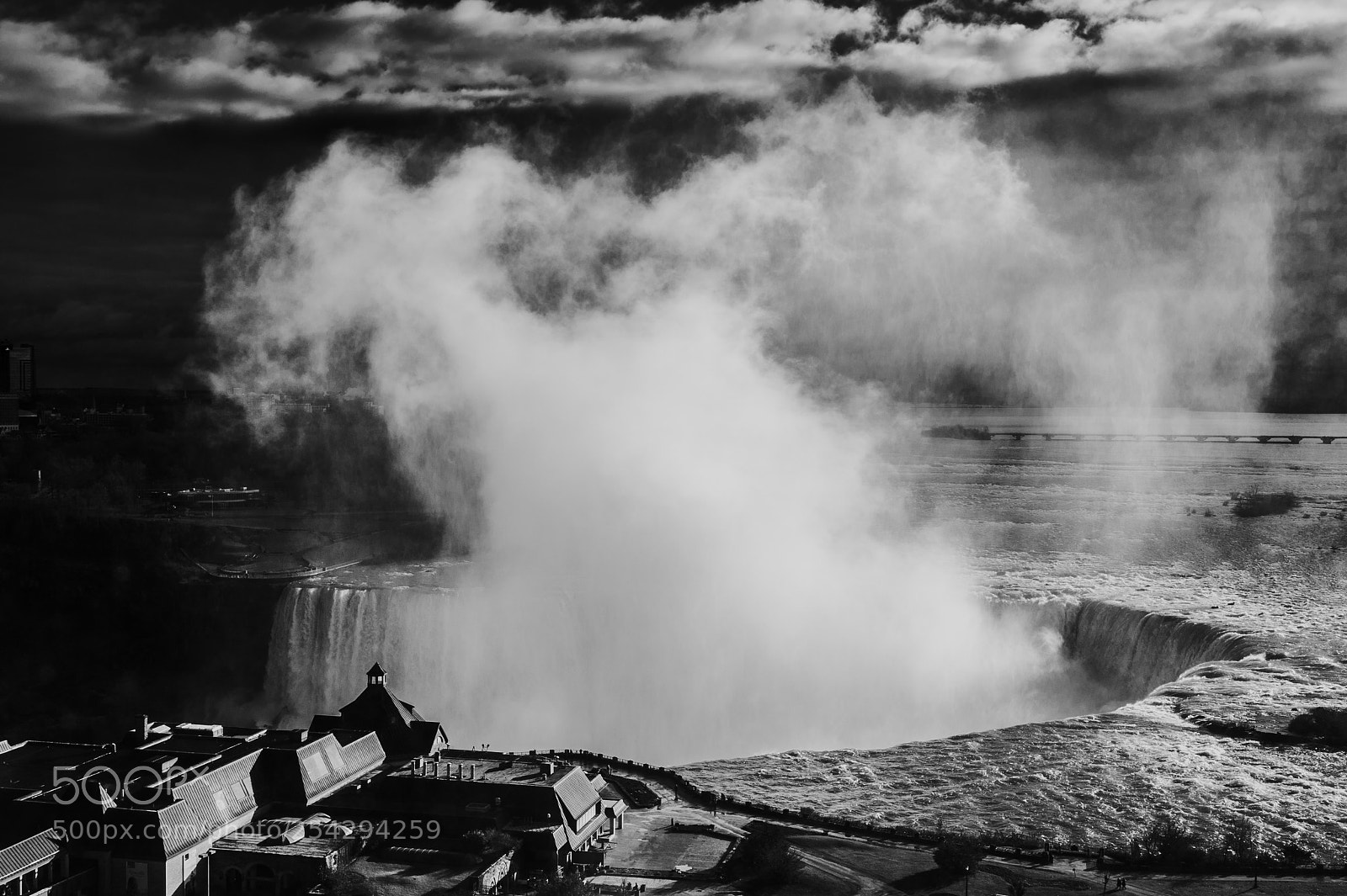 Nikon D700 sample photo. Niagara falls aerial view photography