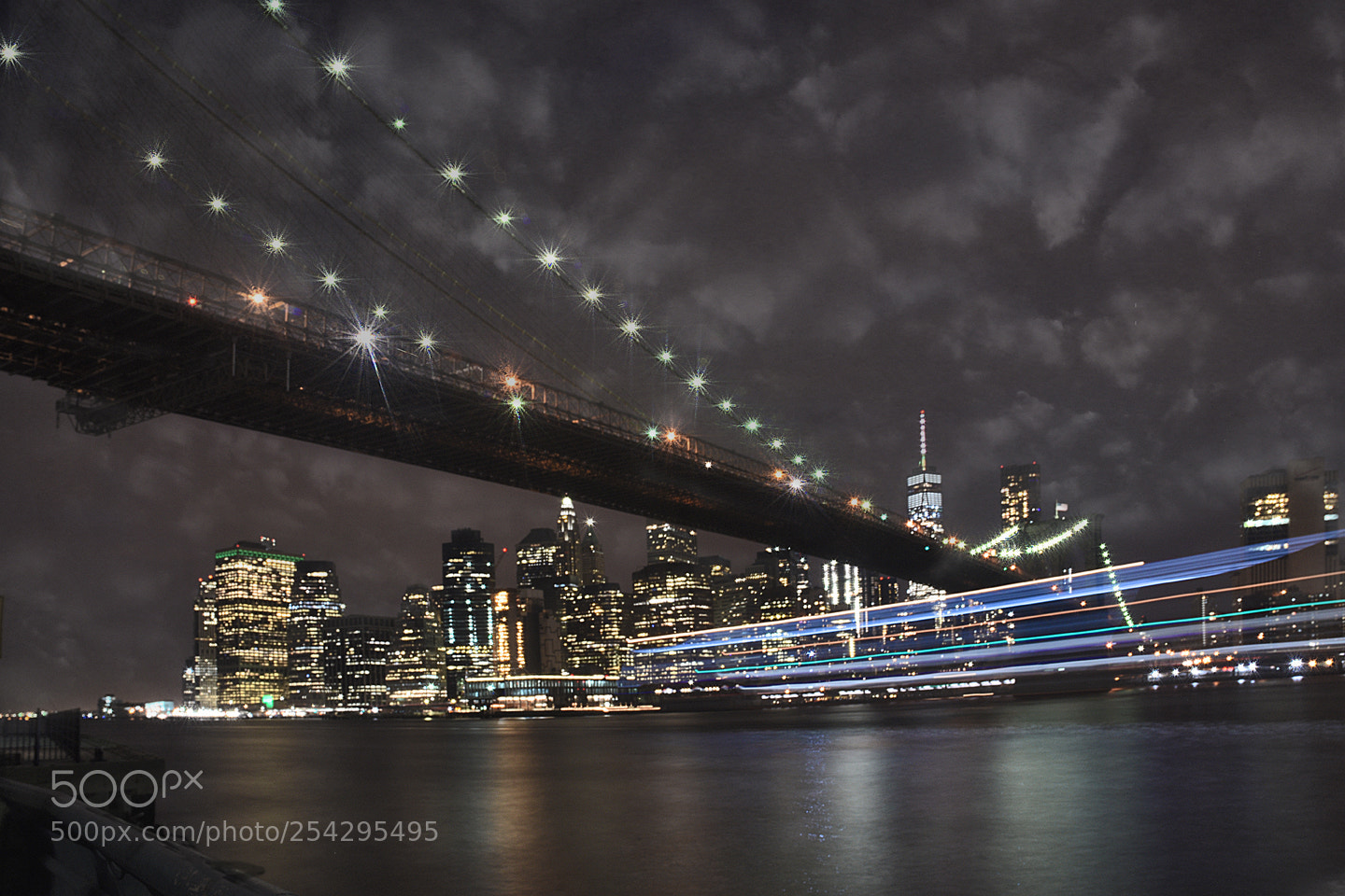 Nikon D3400 sample photo. Biat under brooklyn bridge photography