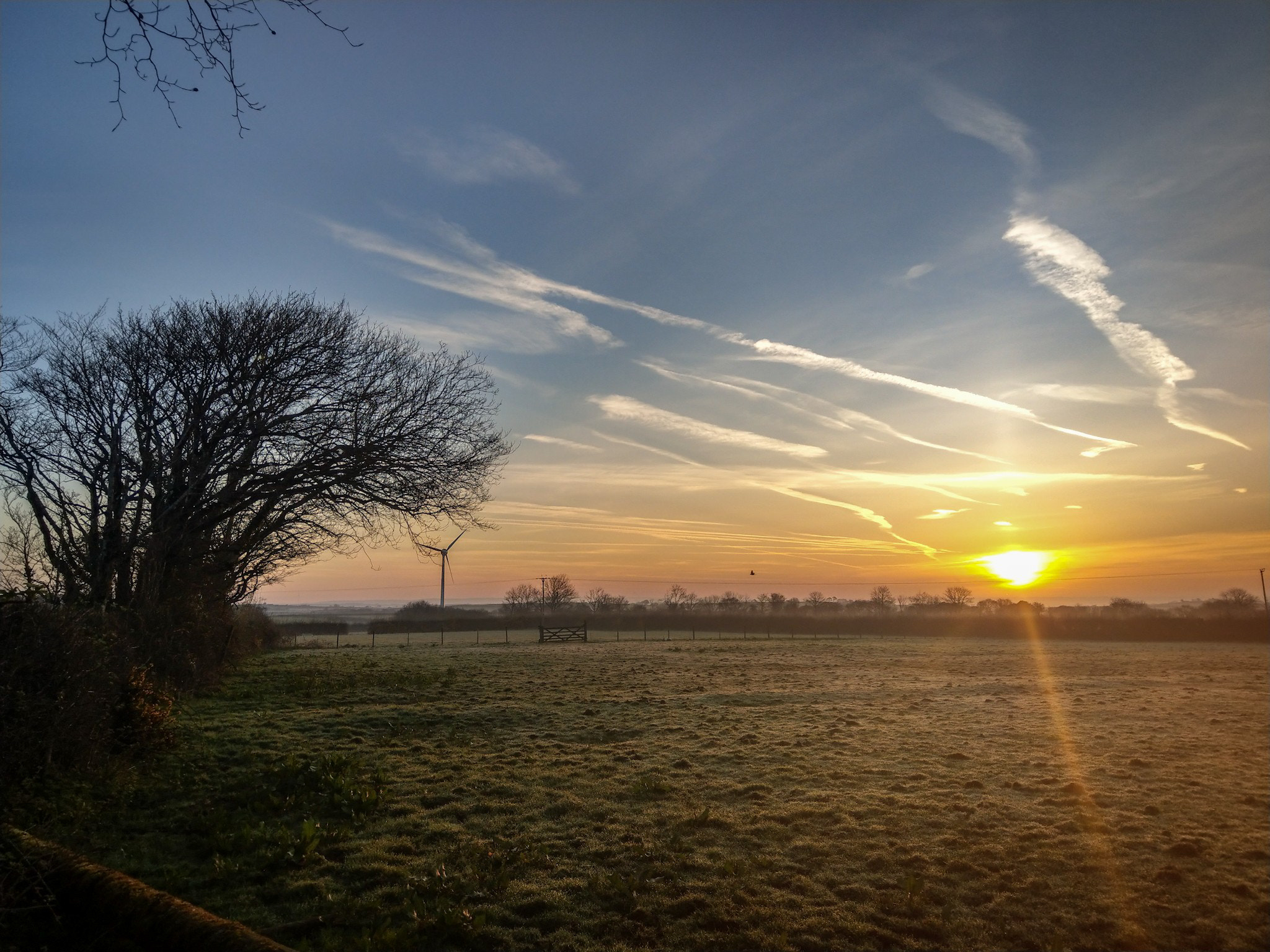 HTC U11 sample photo. Devon sunrise photography