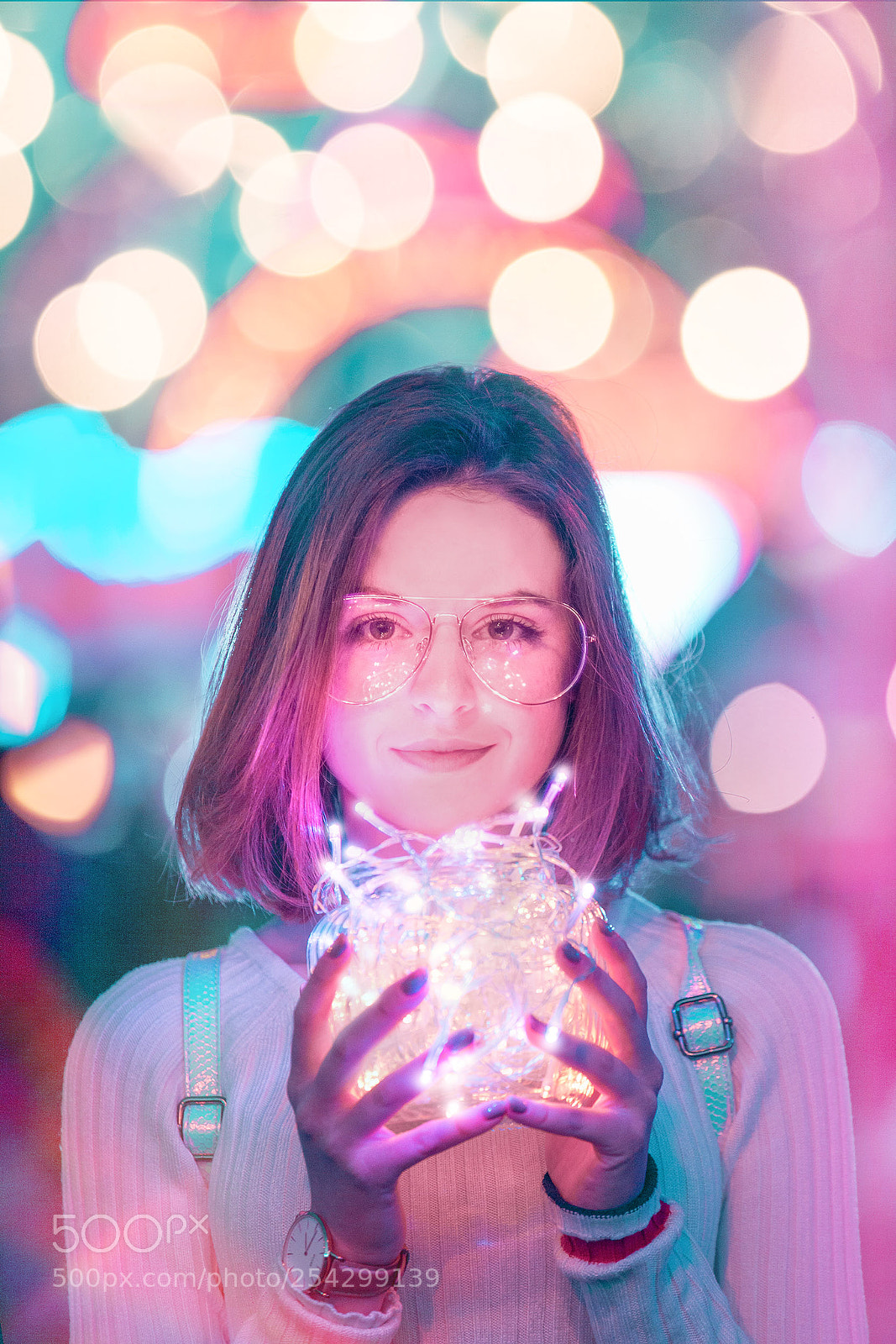 Canon EOS 5D Mark II sample photo. Candy light photography