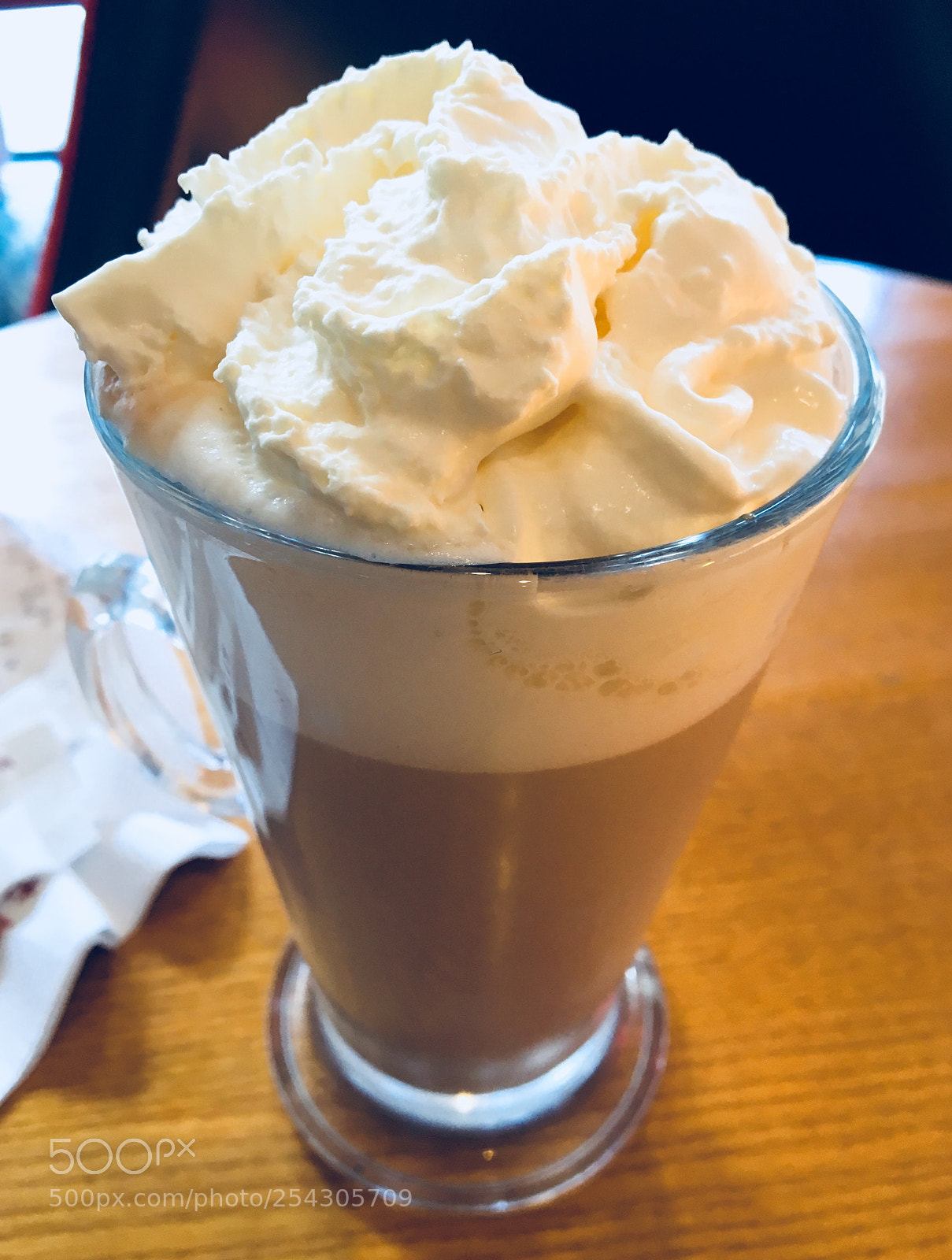 Apple iPhone 6s sample photo. Latte with cream, costa photography