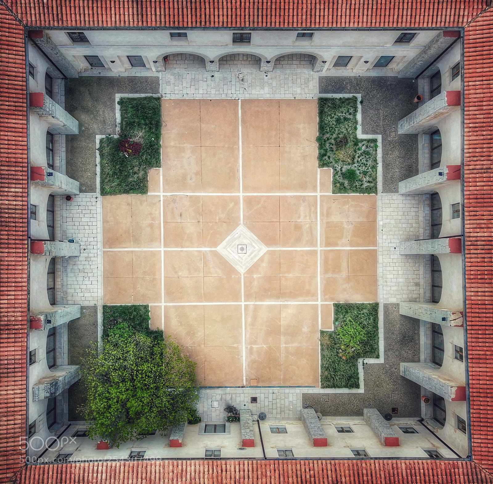 DJI FC220 sample photo. Aerial symmetry photography