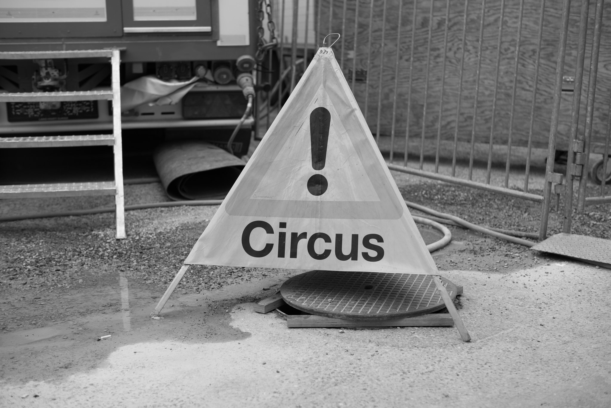 Leica M Monochrom (Typ 246) sample photo. Beware, the circus is in town. photography