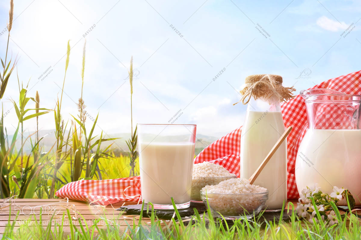 Nikon D810 sample photo. Composition with rice drink photography