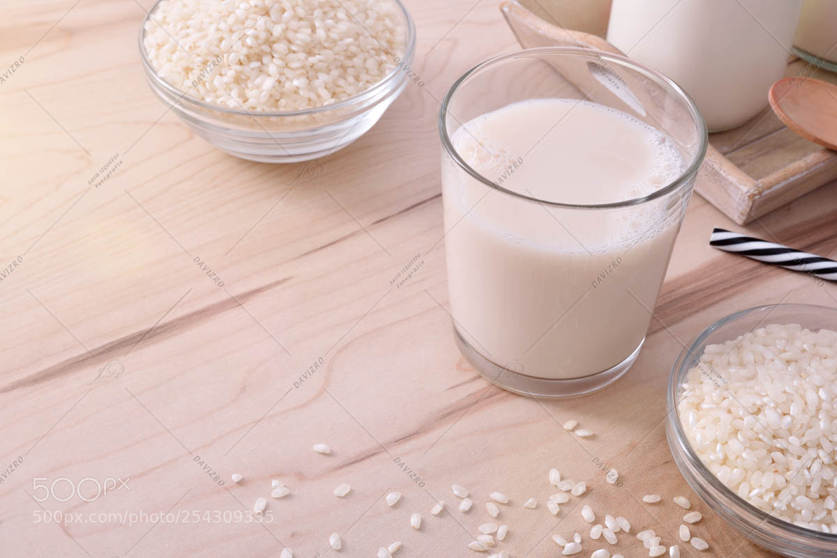 Nikon D810 sample photo. Rice drink in containers photography