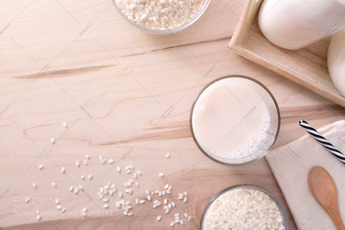 Nikon D810 sample photo. Rice drink in containers photography