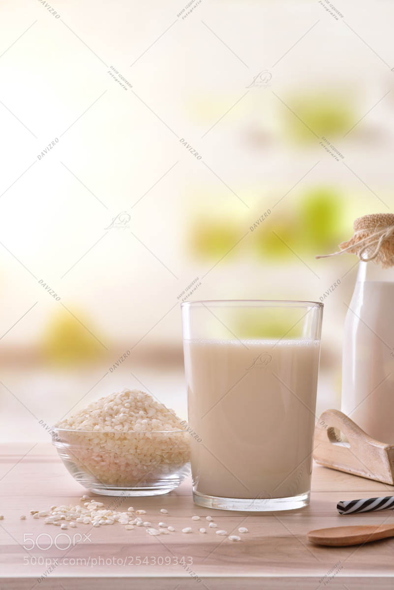 Nikon D810 sample photo. Rice drink in containers photography