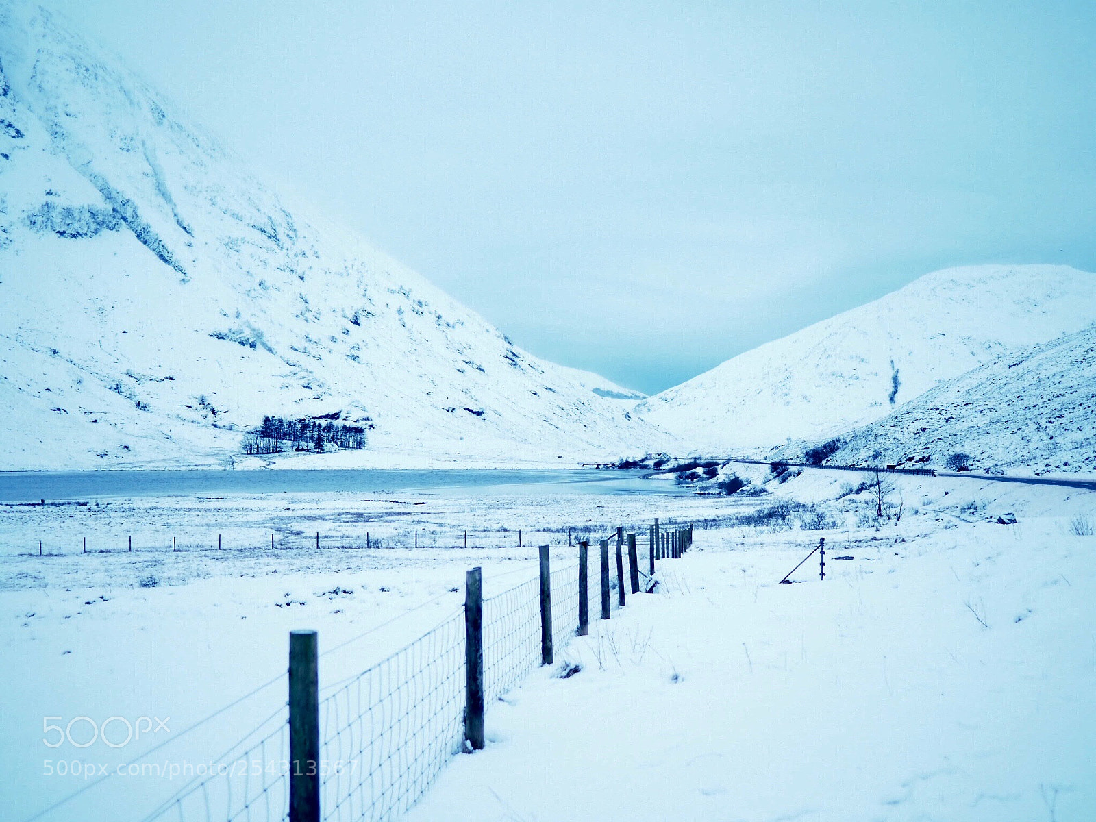 Olympus OM-D E-M1 Mark II sample photo. Glencoe in the snow photography