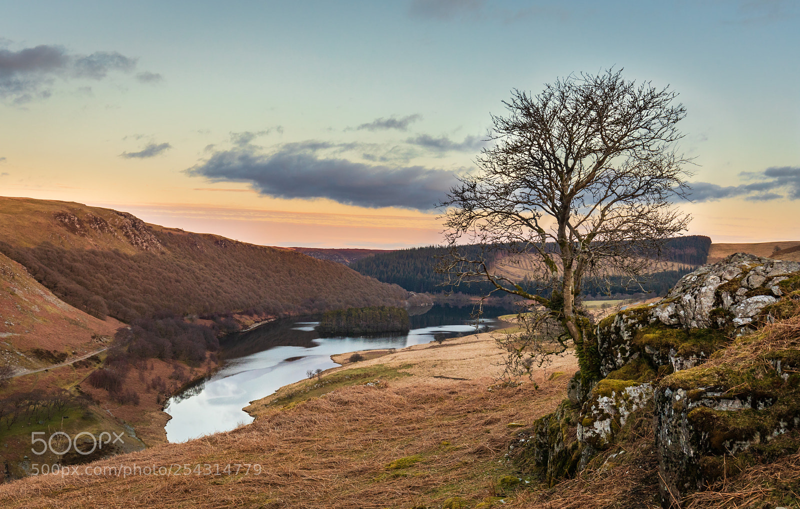Canon EOS 5D Mark IV sample photo. Penygarreg reservoir sunset photography