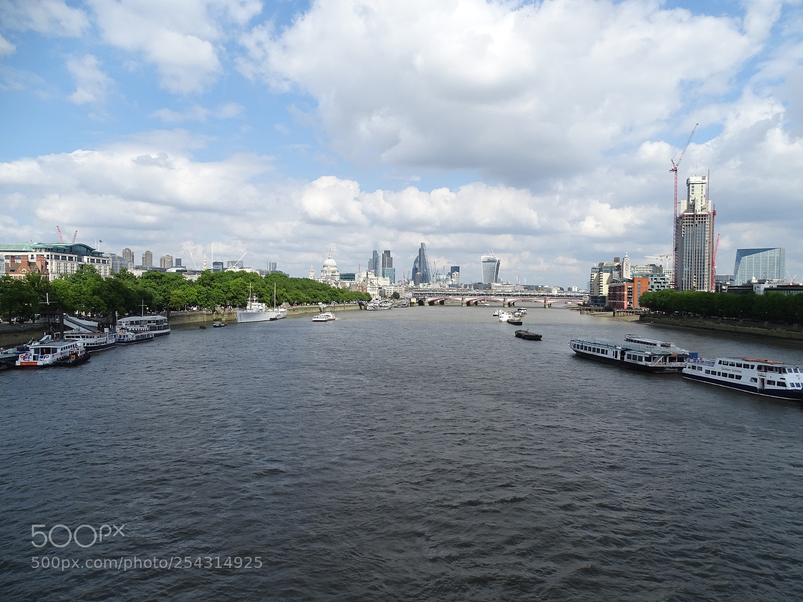 Sony Cyber-shot DSC-HX400V sample photo. London from waterloo bridge photography