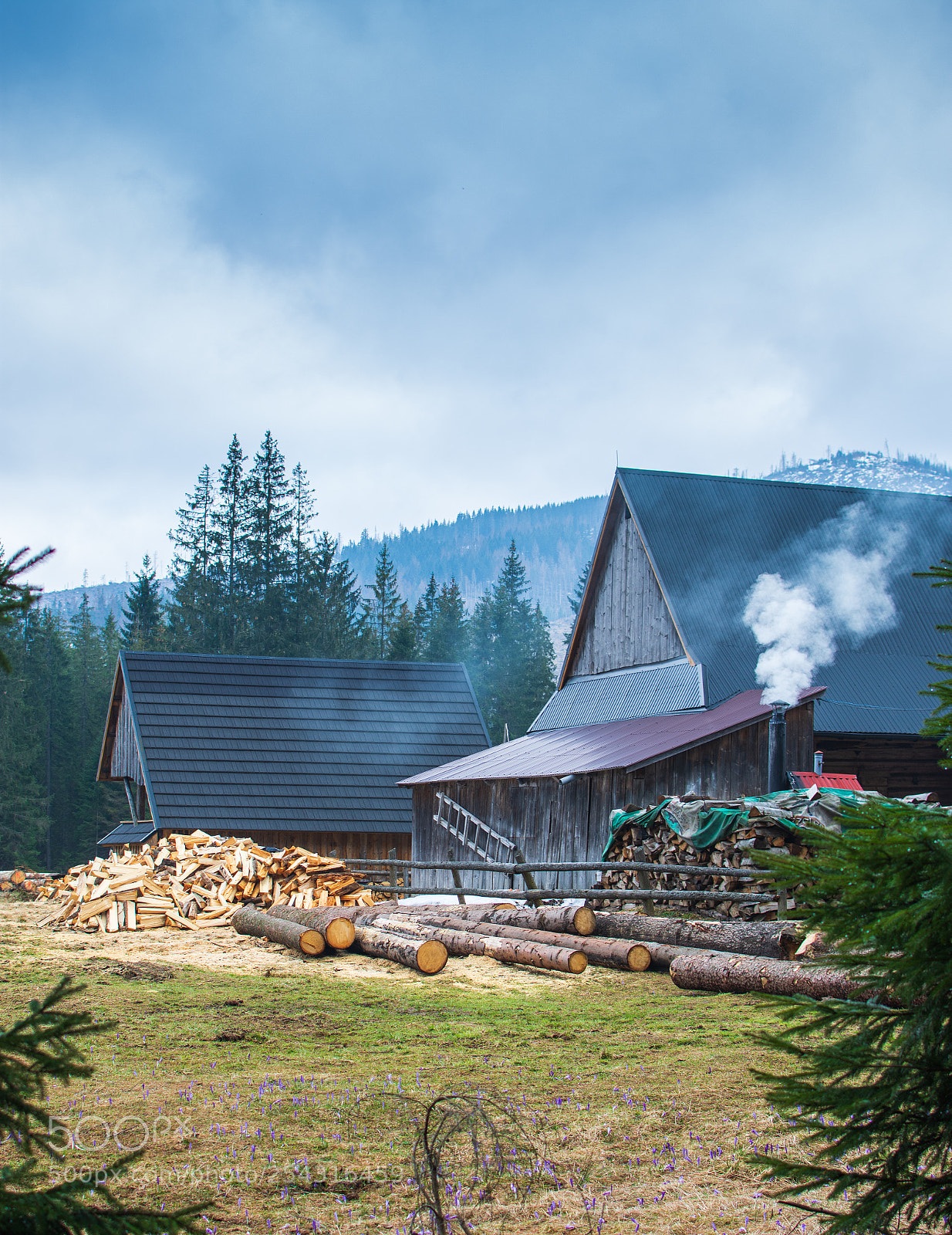 Nikon D7200 sample photo. Mountain farm photography