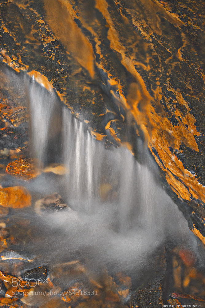 Fujifilm X-T2 sample photo. Behind the falls photography