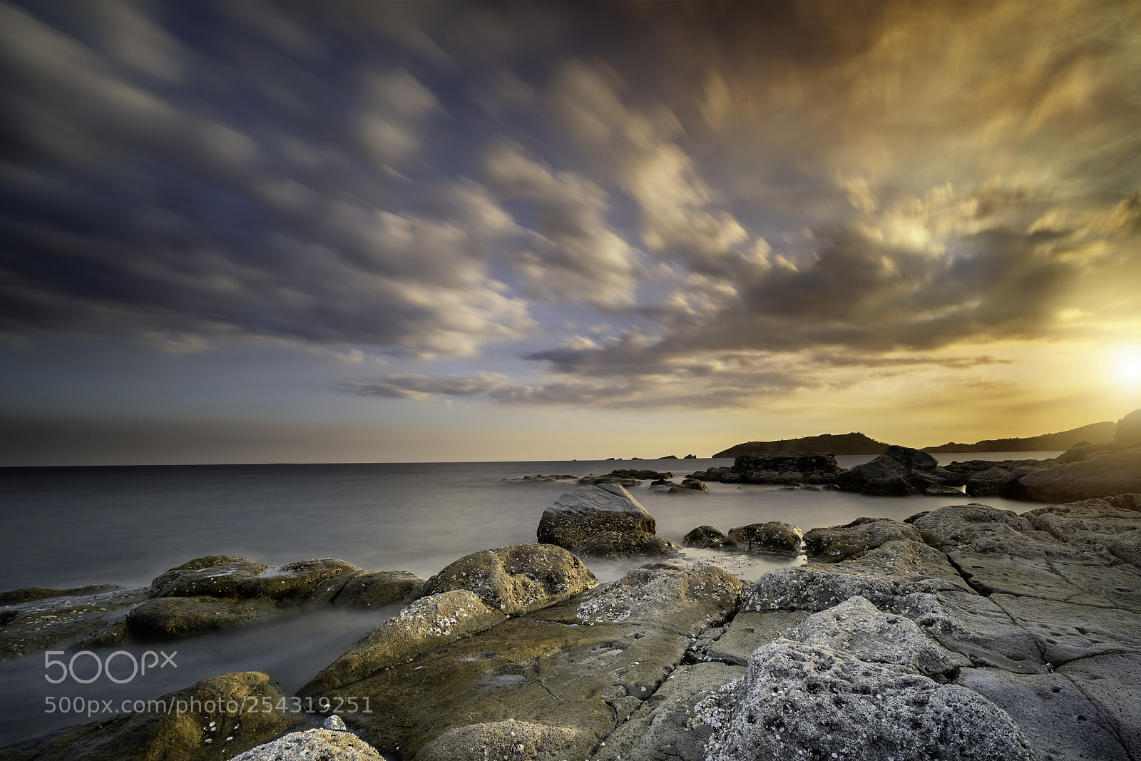 Sony a7R III sample photo. Rocky beach sunset 1 photography