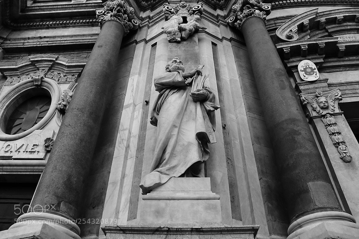Canon EOS 80D sample photo. Catania in monocromo photography
