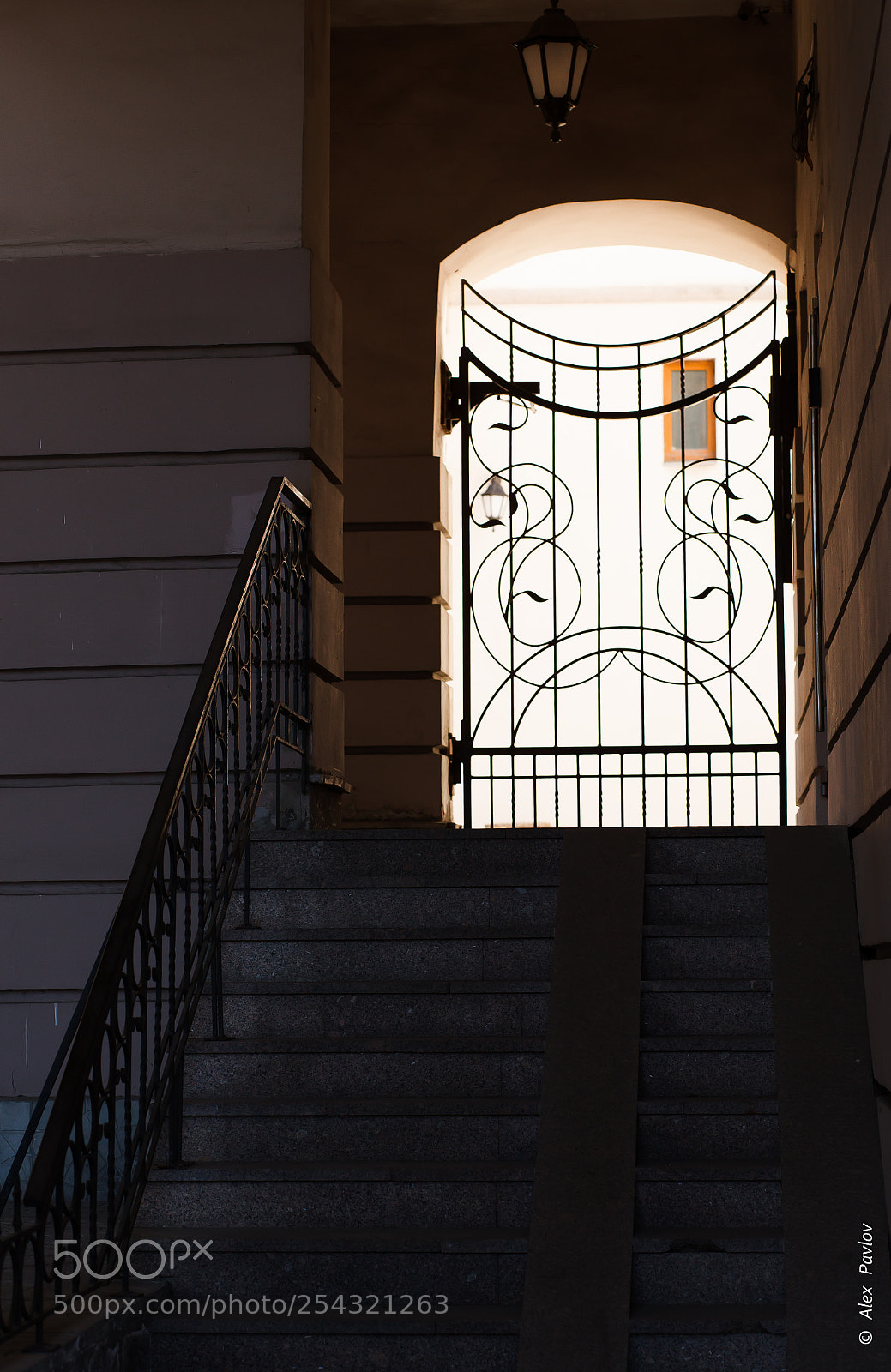 Canon EOS 5D Mark II sample photo. Stairs and the gates photography