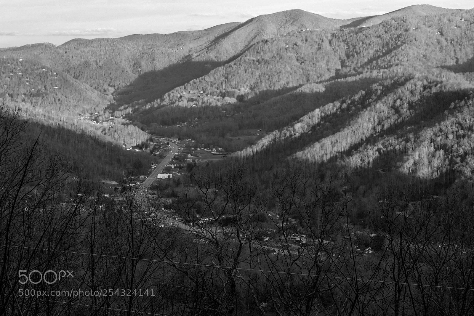 Nikon D5500 sample photo. Black and white sunrise photography