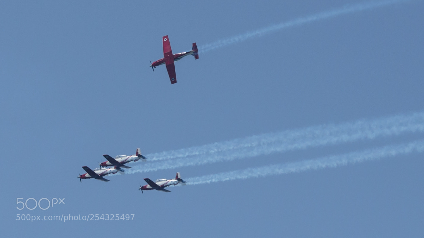 Nikon D5100 sample photo. Israeli air force aerobatics photography