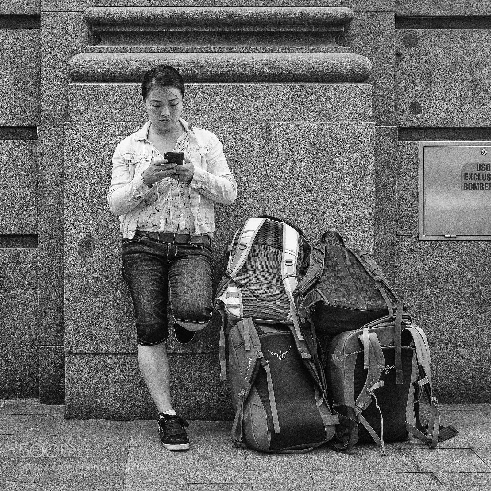 Olympus OM-D E-M5 sample photo. The rucksack keeper photography