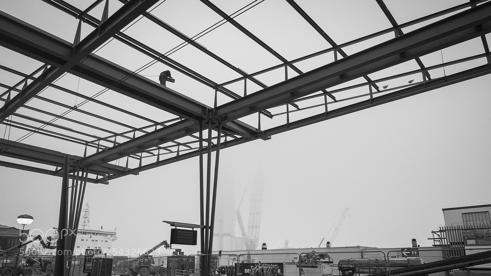 Panasonic Lumix DMC-LX100 sample photo. Working in the fog... photography