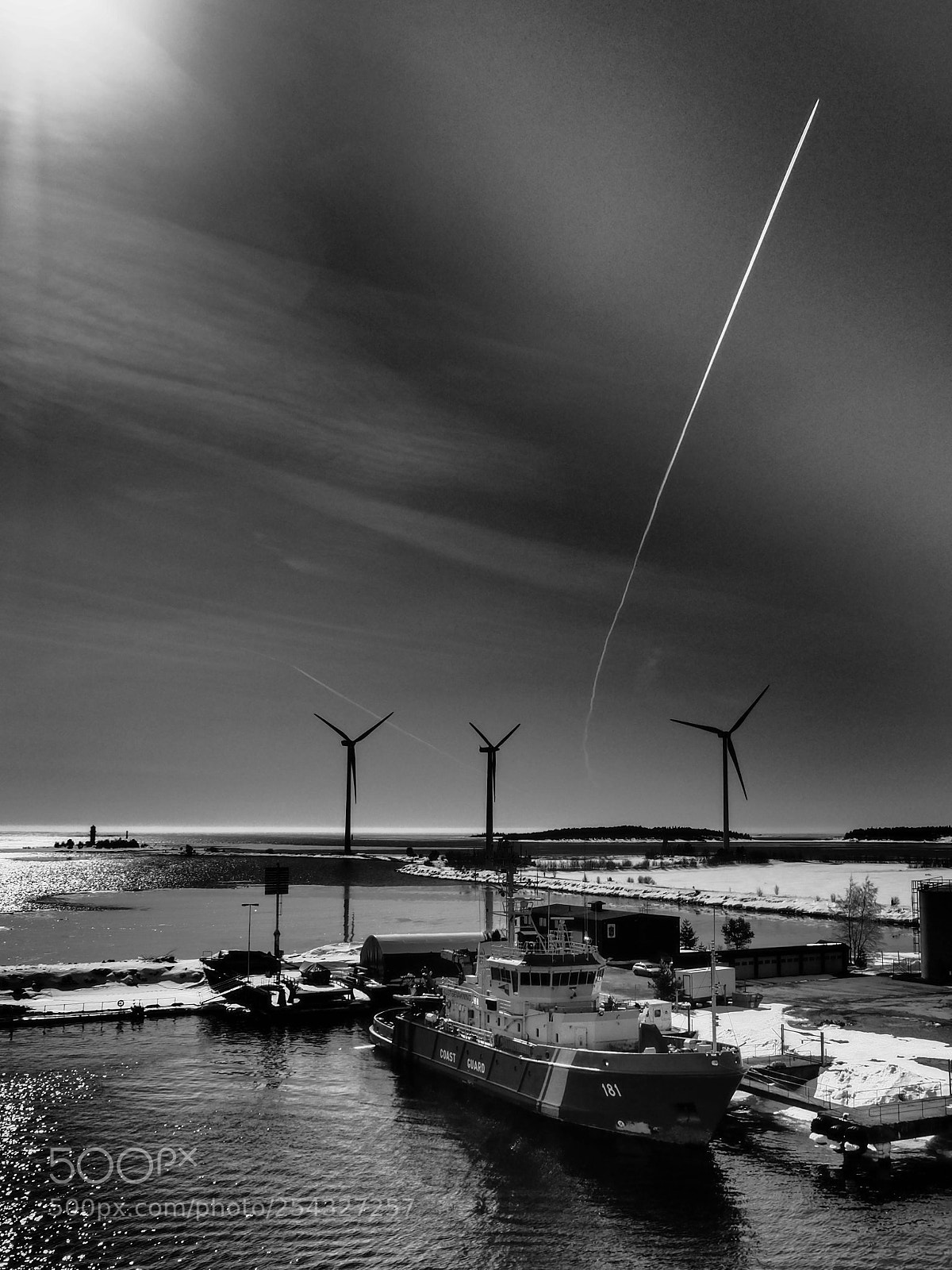 Olympus PEN-F sample photo. Coast guard photography