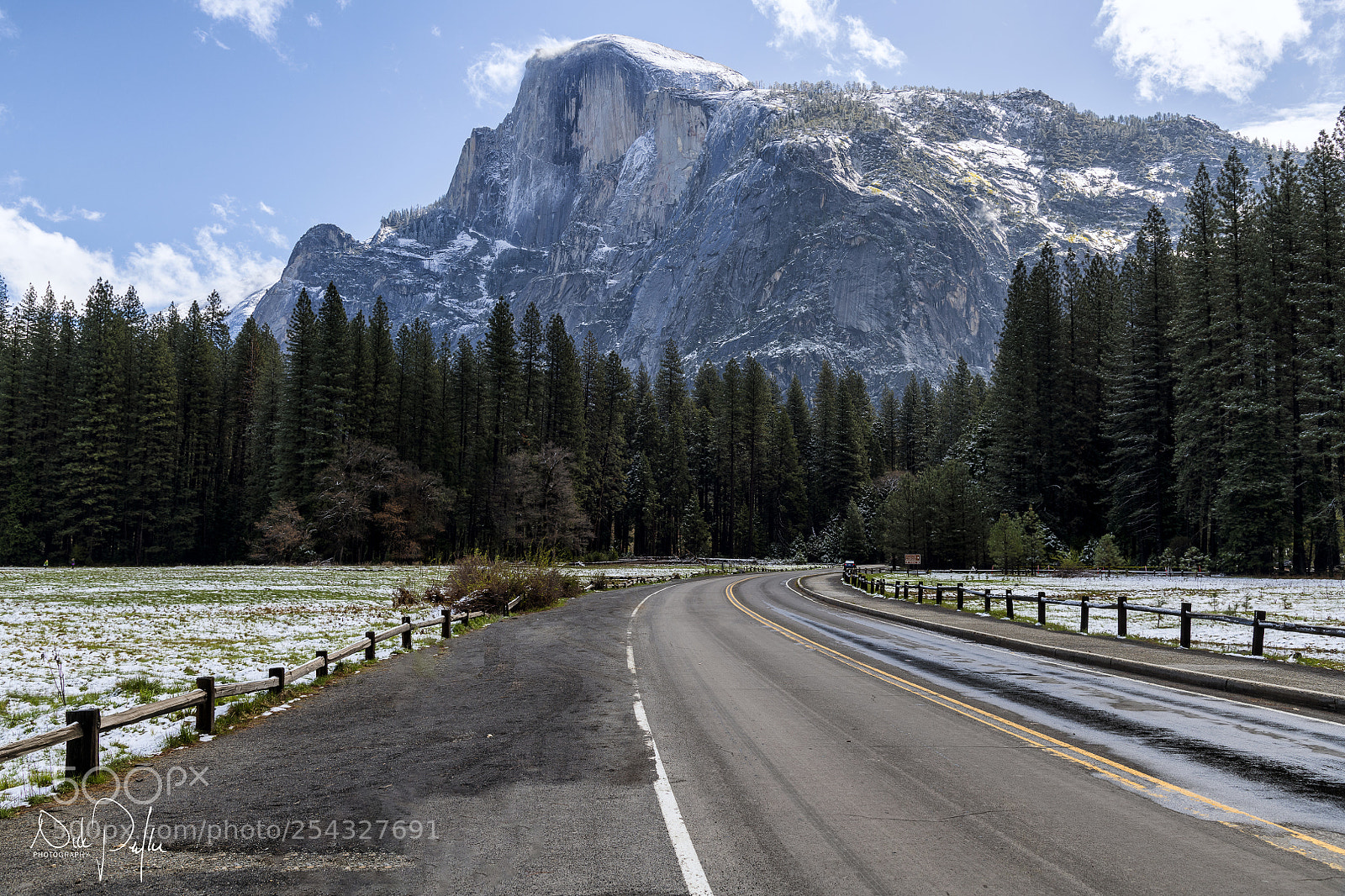 Nikon D850 sample photo. Half dome road view photography