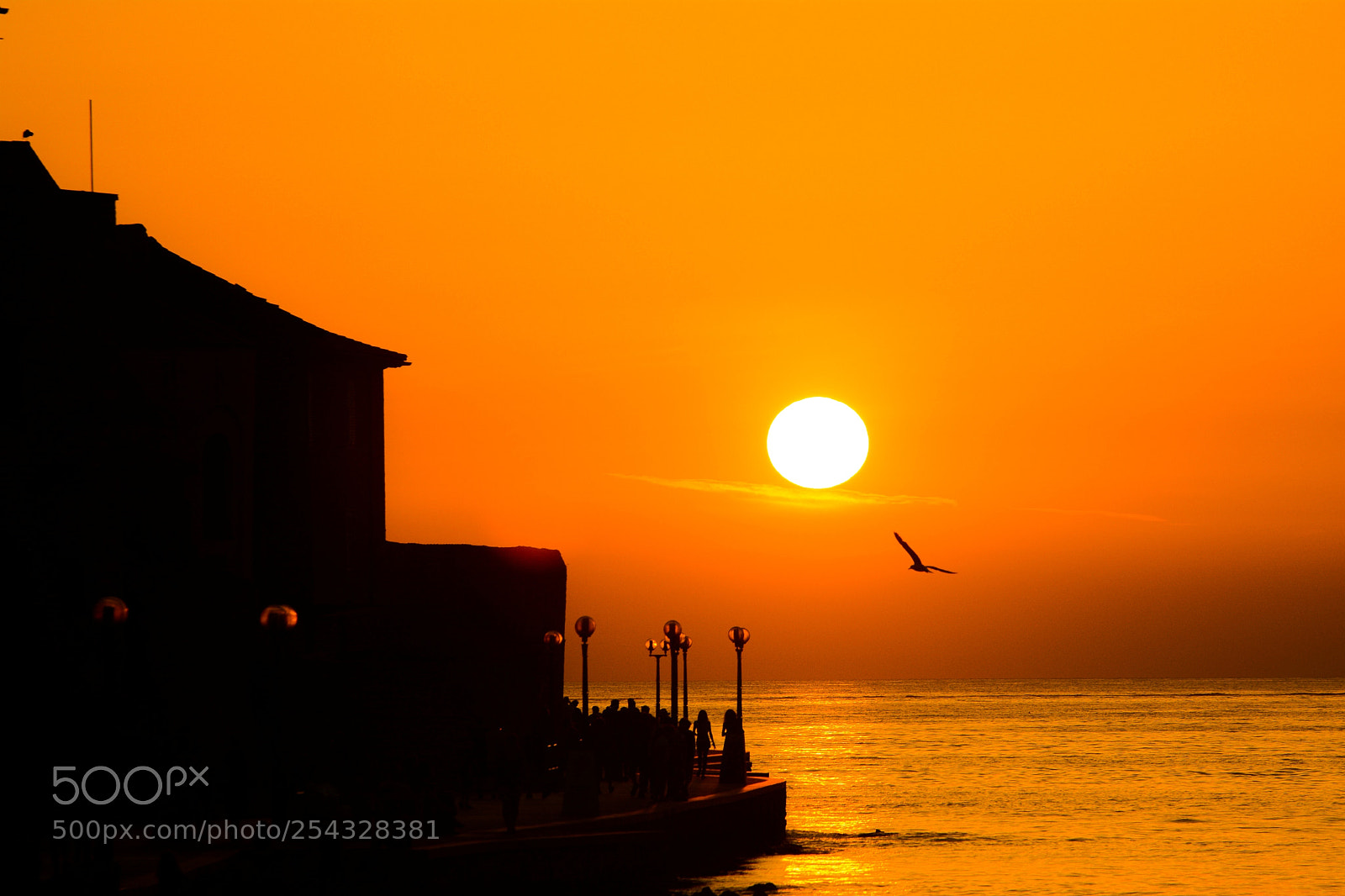 Nikon D7100 sample photo. Porec 's sunset photography