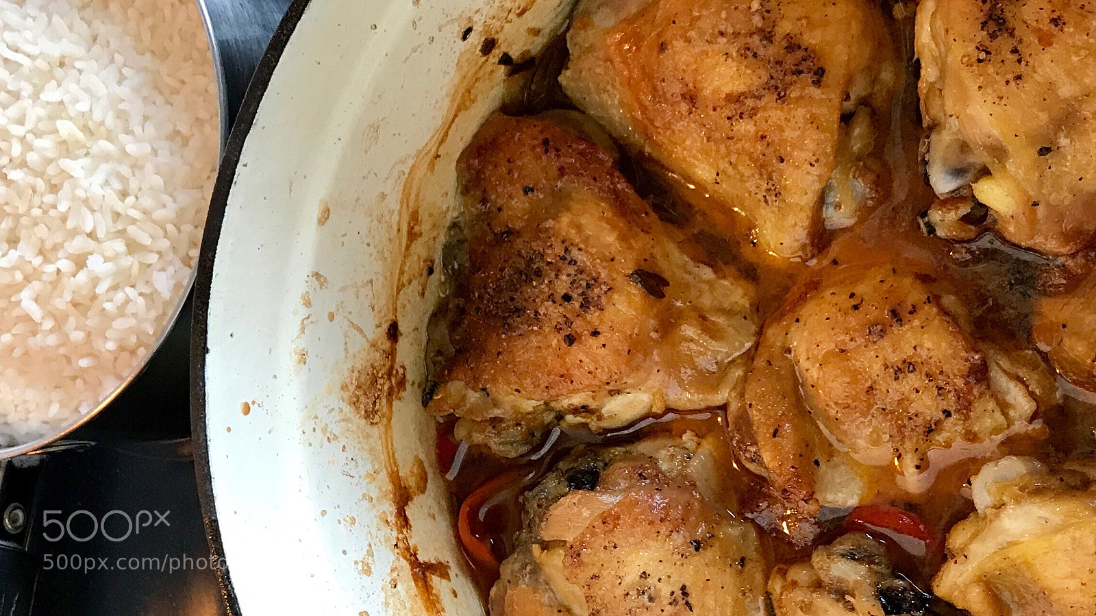 Apple iPhone 7 sample photo. Chicken scarpariello photography