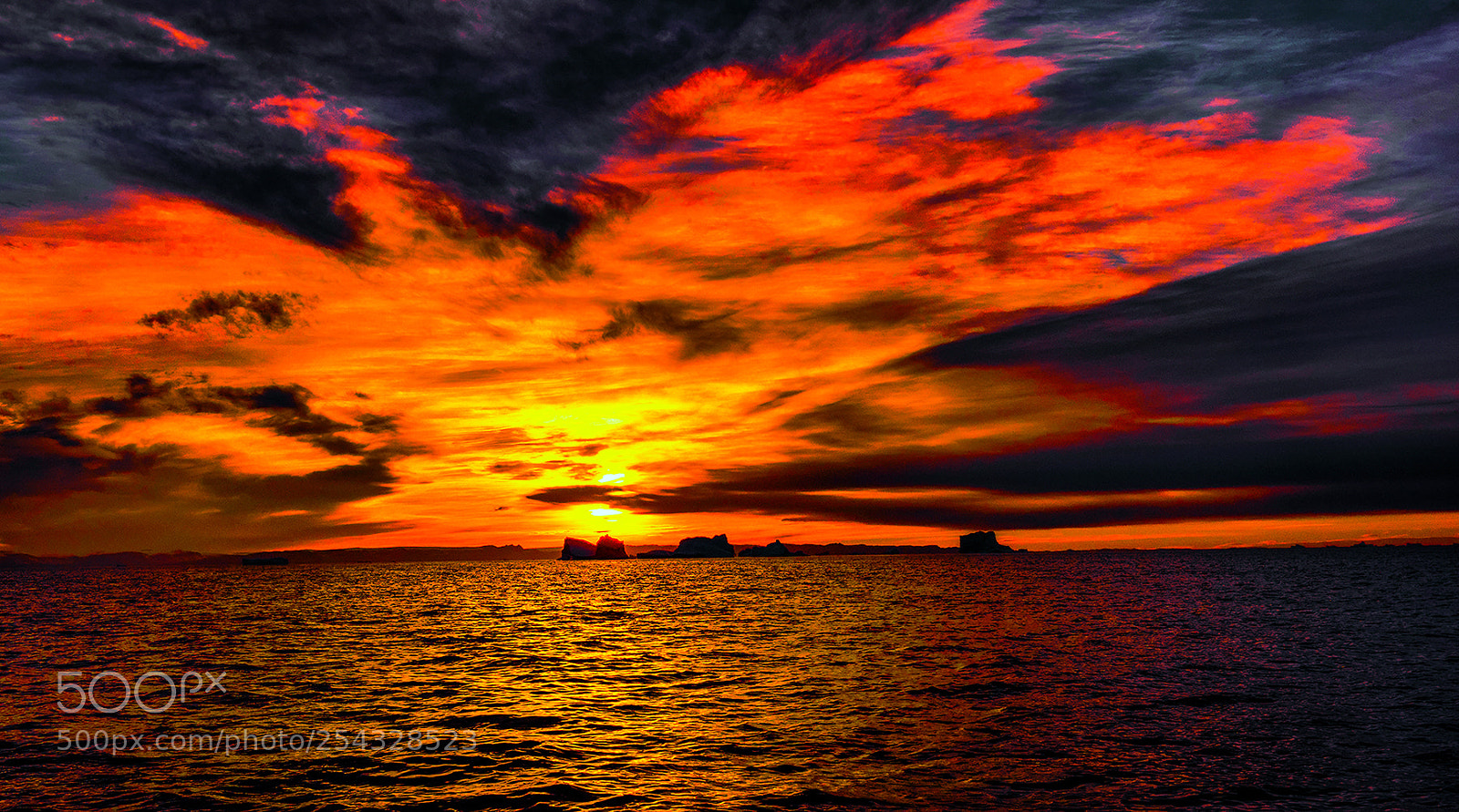 Nikon D810 sample photo. Flaming sky   ... photography