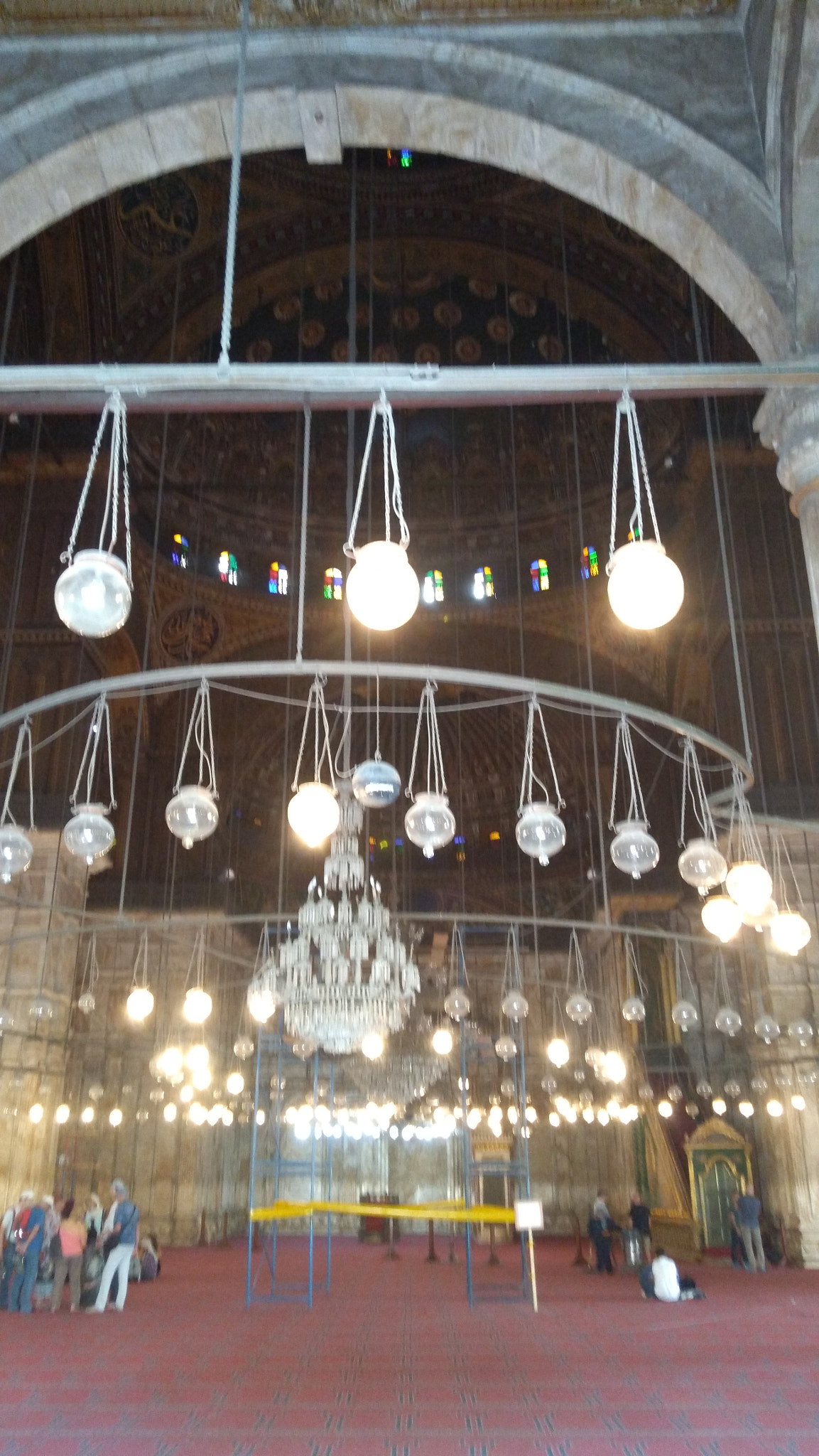 Lenovo K6 NOTE sample photo. Inside the mosque of mohamed ali photography