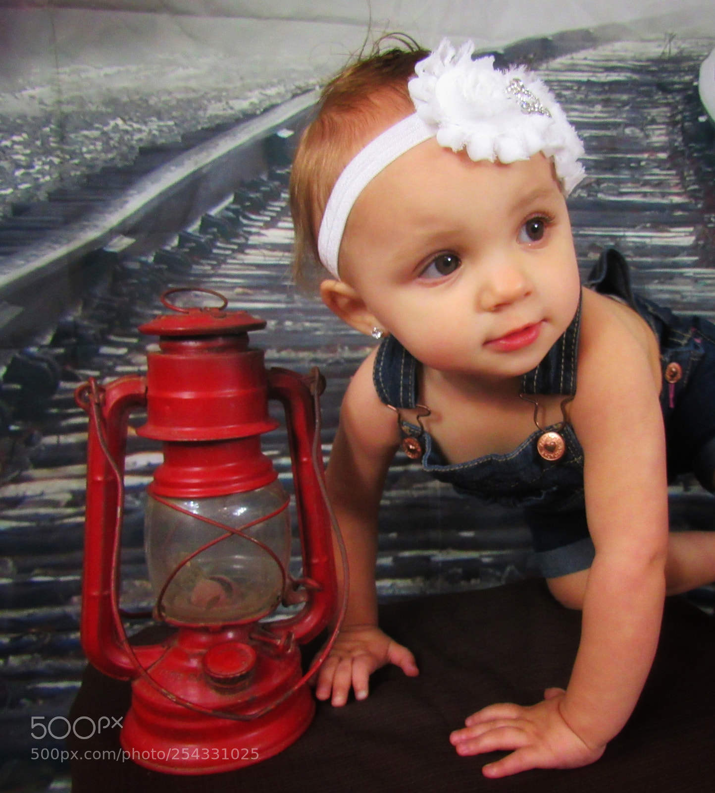 Canon PowerShot SX530 HS sample photo. Rail line baby photography