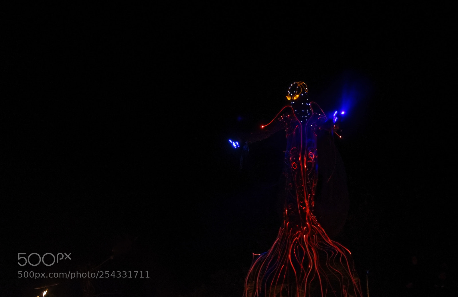 Nikon D5100 sample photo. Light sculpture photography
