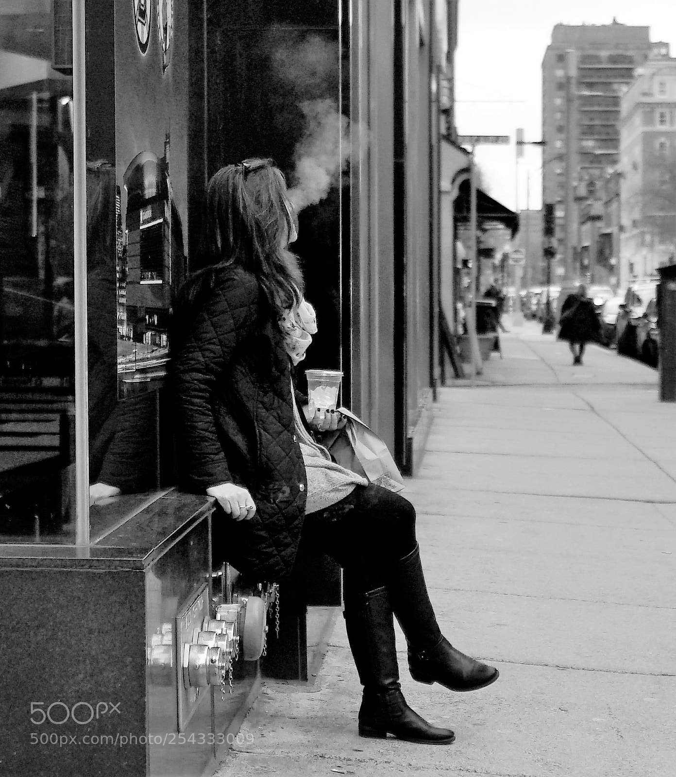 Sony a6500 sample photo. Coffee a smoke on photography