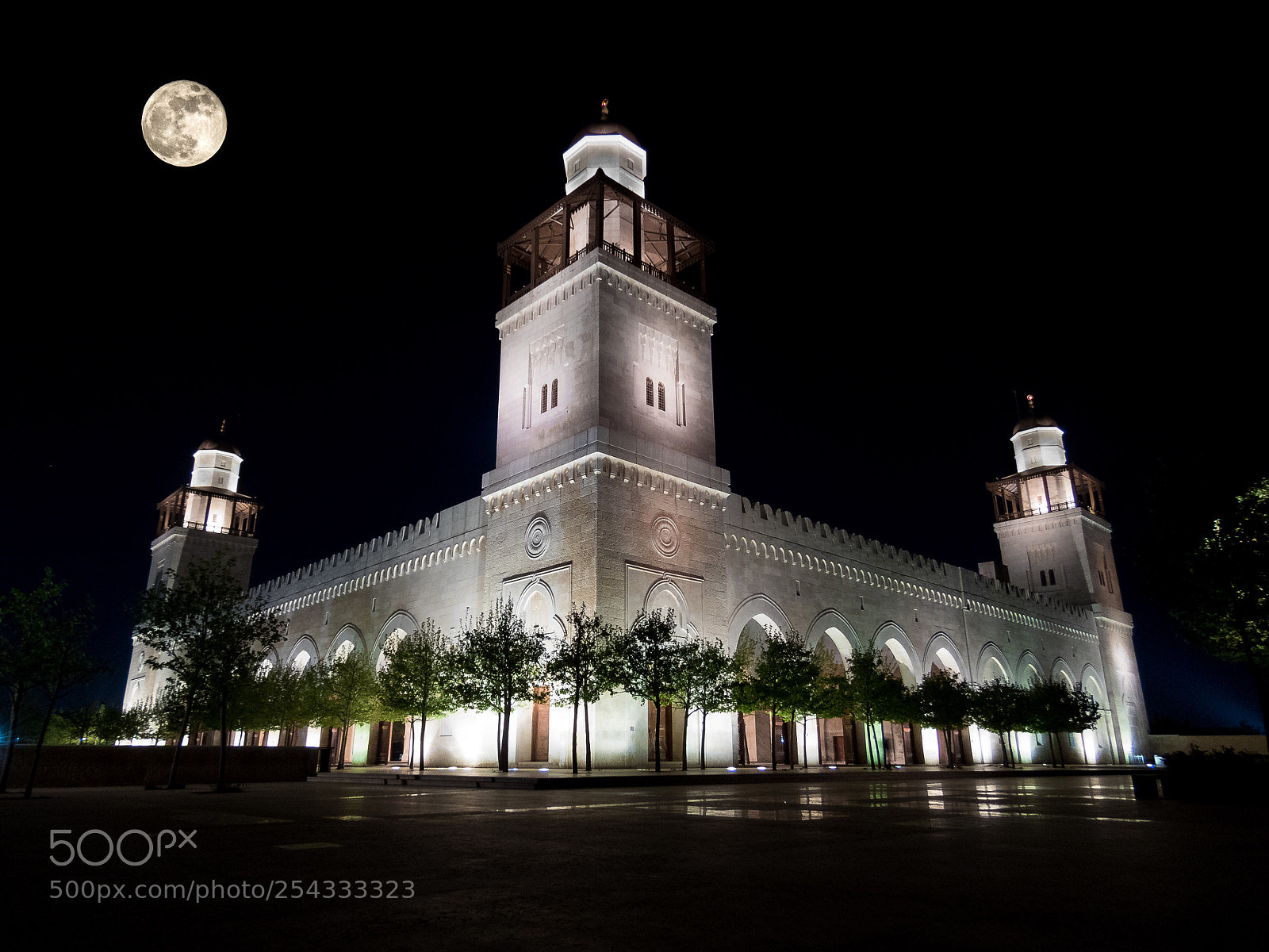 Canon PowerShot SX60 HS sample photo. King hussein mosque, amman-jordan photography