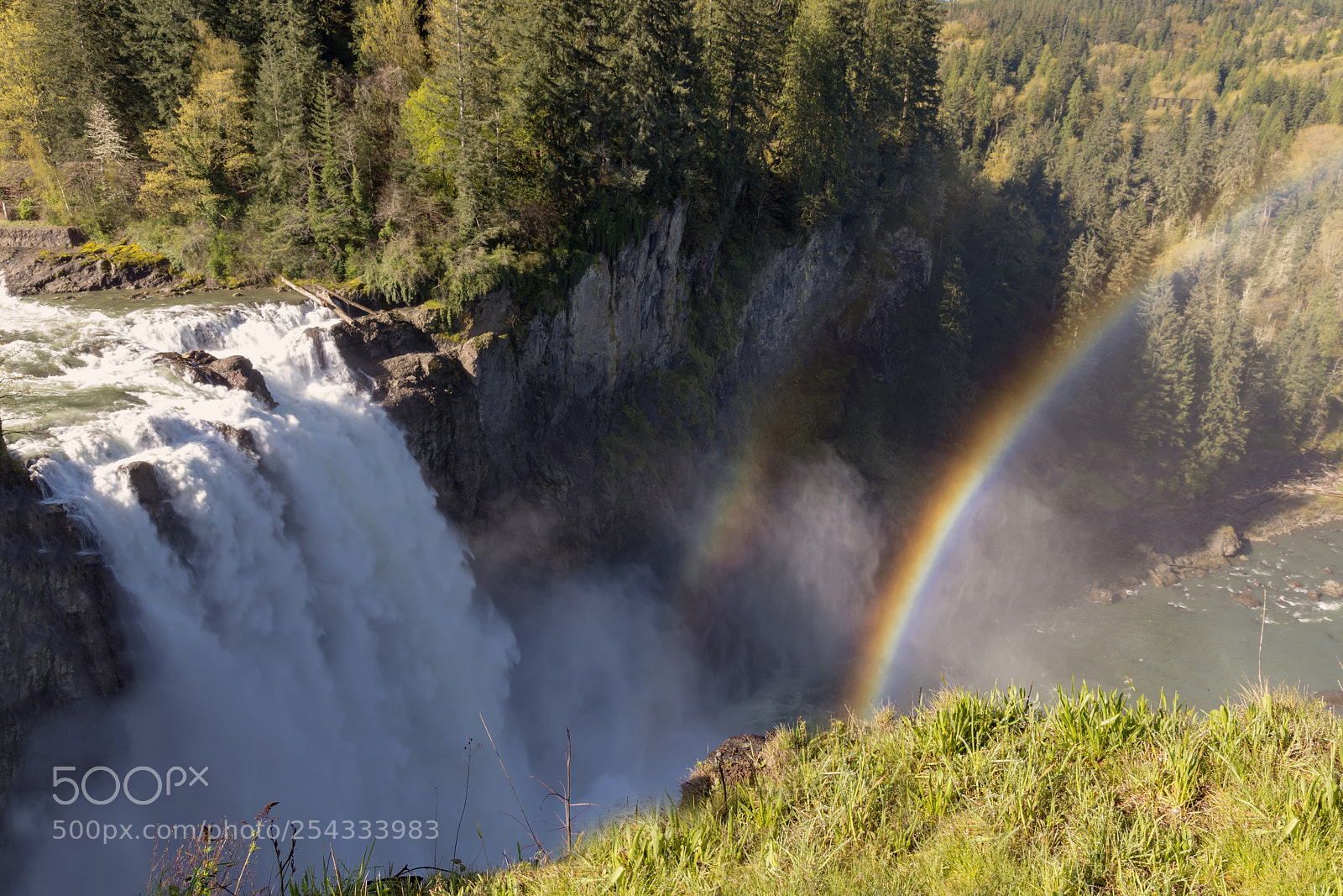 Nikon D850 sample photo. Roaring snoqualmie falls at photography