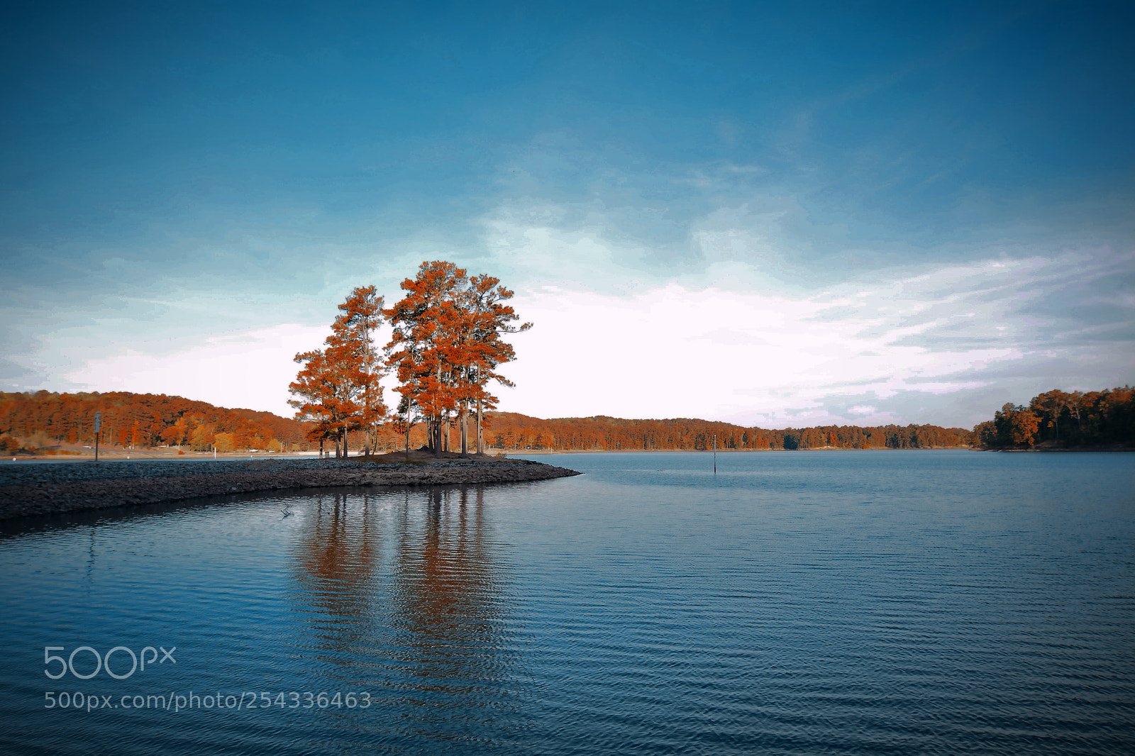 Nikon D7100 sample photo. Autumn lake photography