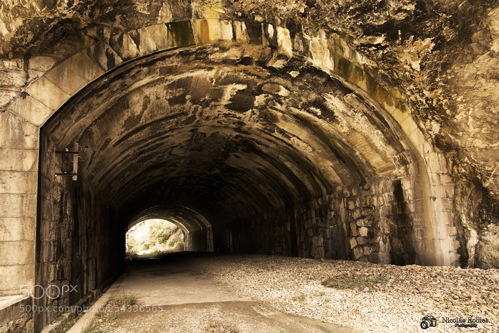 Nikon D7100 sample photo. Through the mountain photography