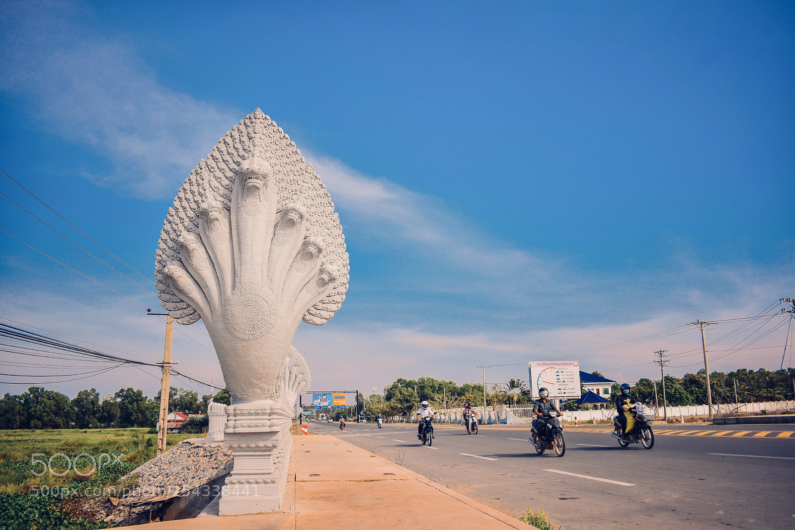 Nikon D3400 sample photo. Cambodian seven-headed naga near photography