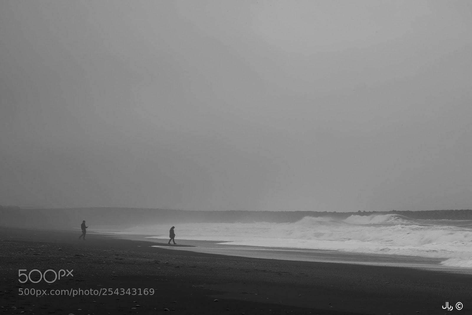 Nikon D810 sample photo. Black beach photography