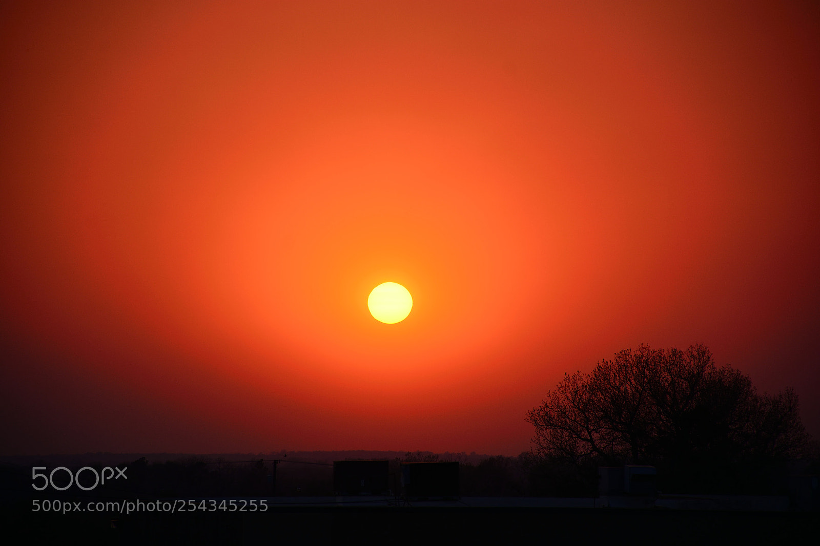 Nikon D7100 sample photo. Wildfire sunset photography