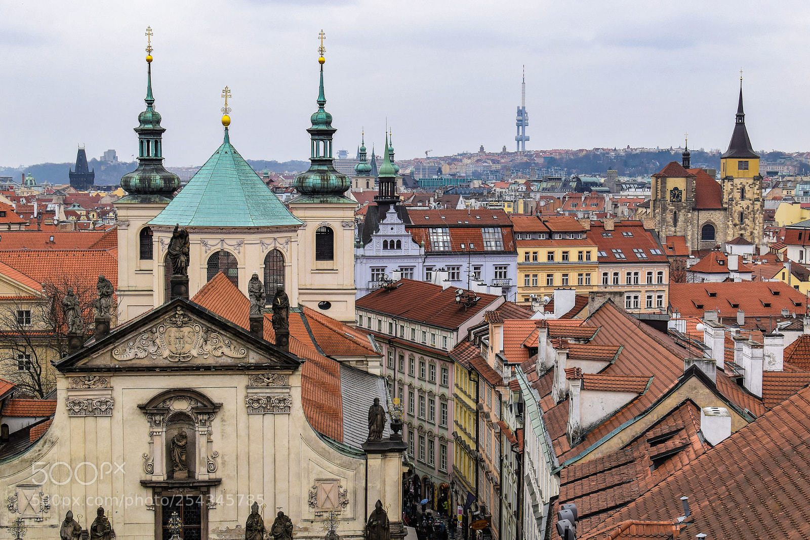 Nikon D3300 sample photo. Prague rooftops photography