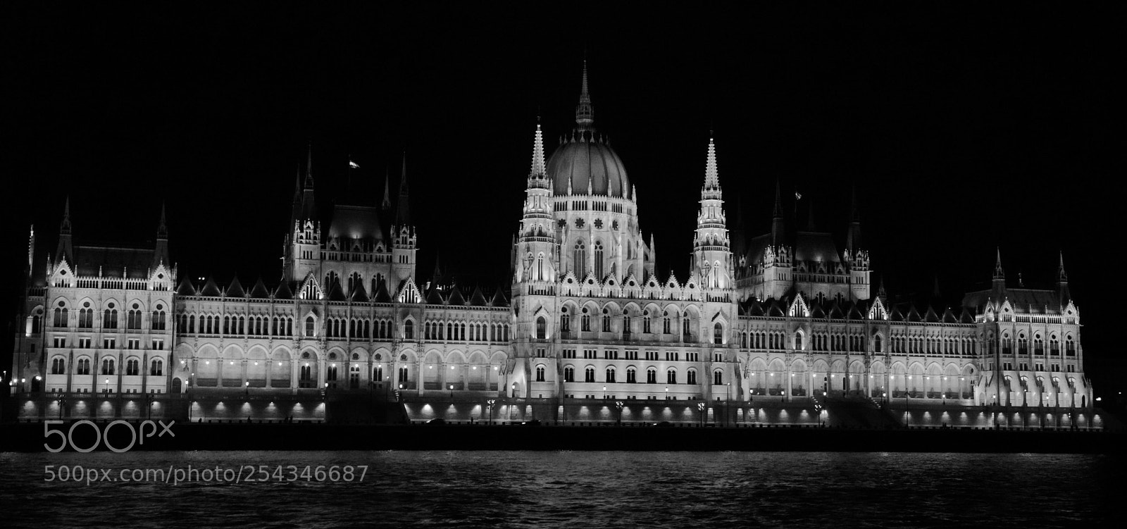 Nikon D810 sample photo. Parliament black and white photography