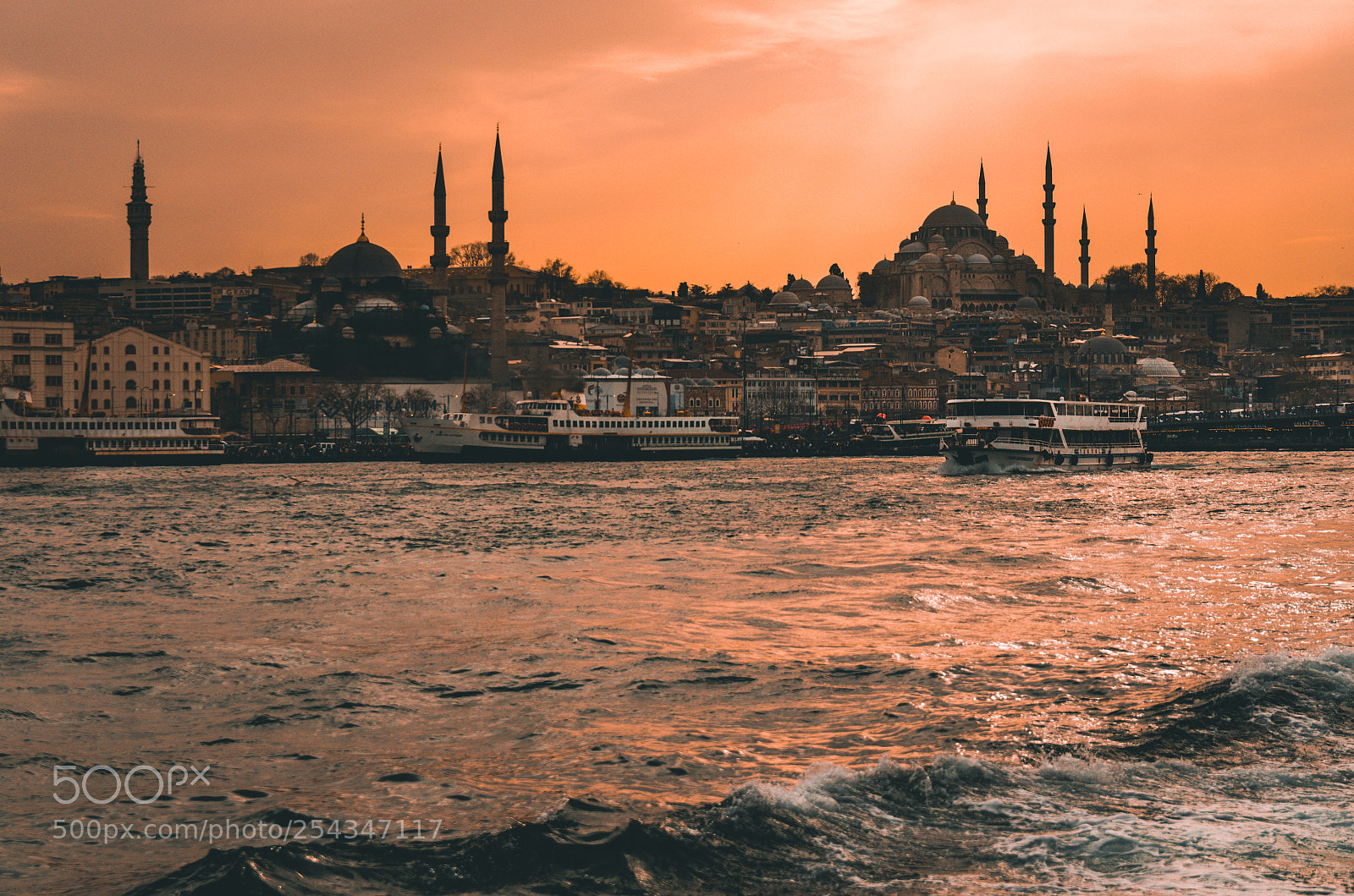 Nikon D5100 sample photo. Sunset in istanbul photography