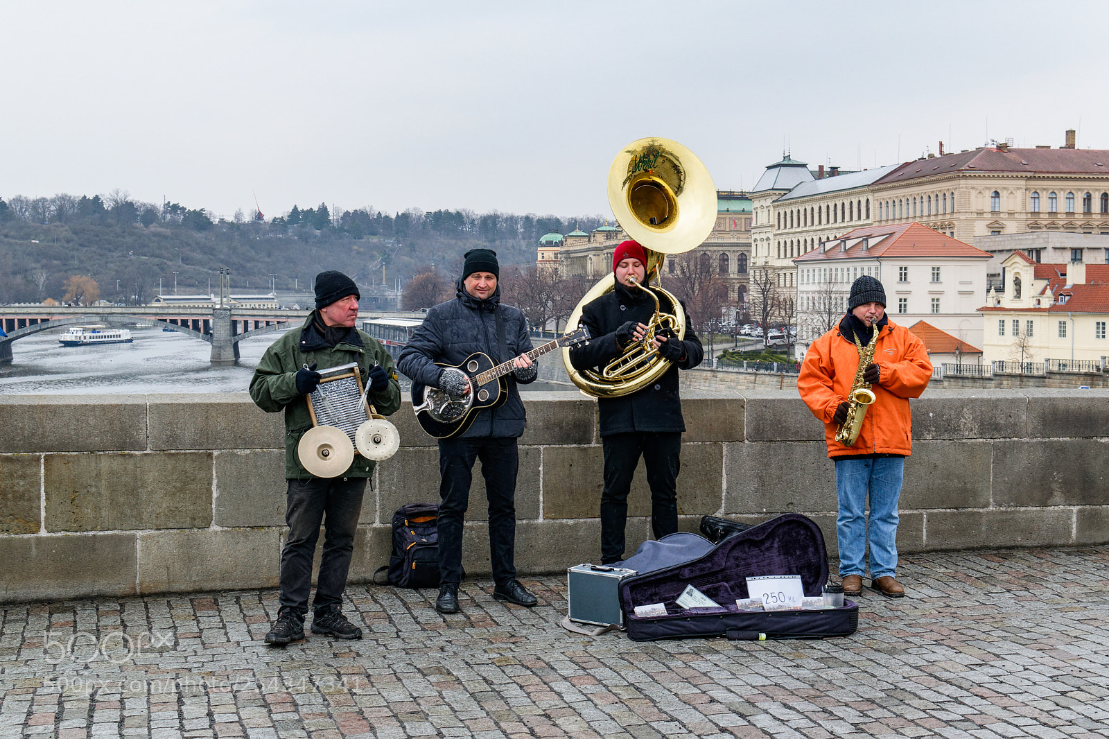 Nikon D3300 sample photo. Charles bridge band photography