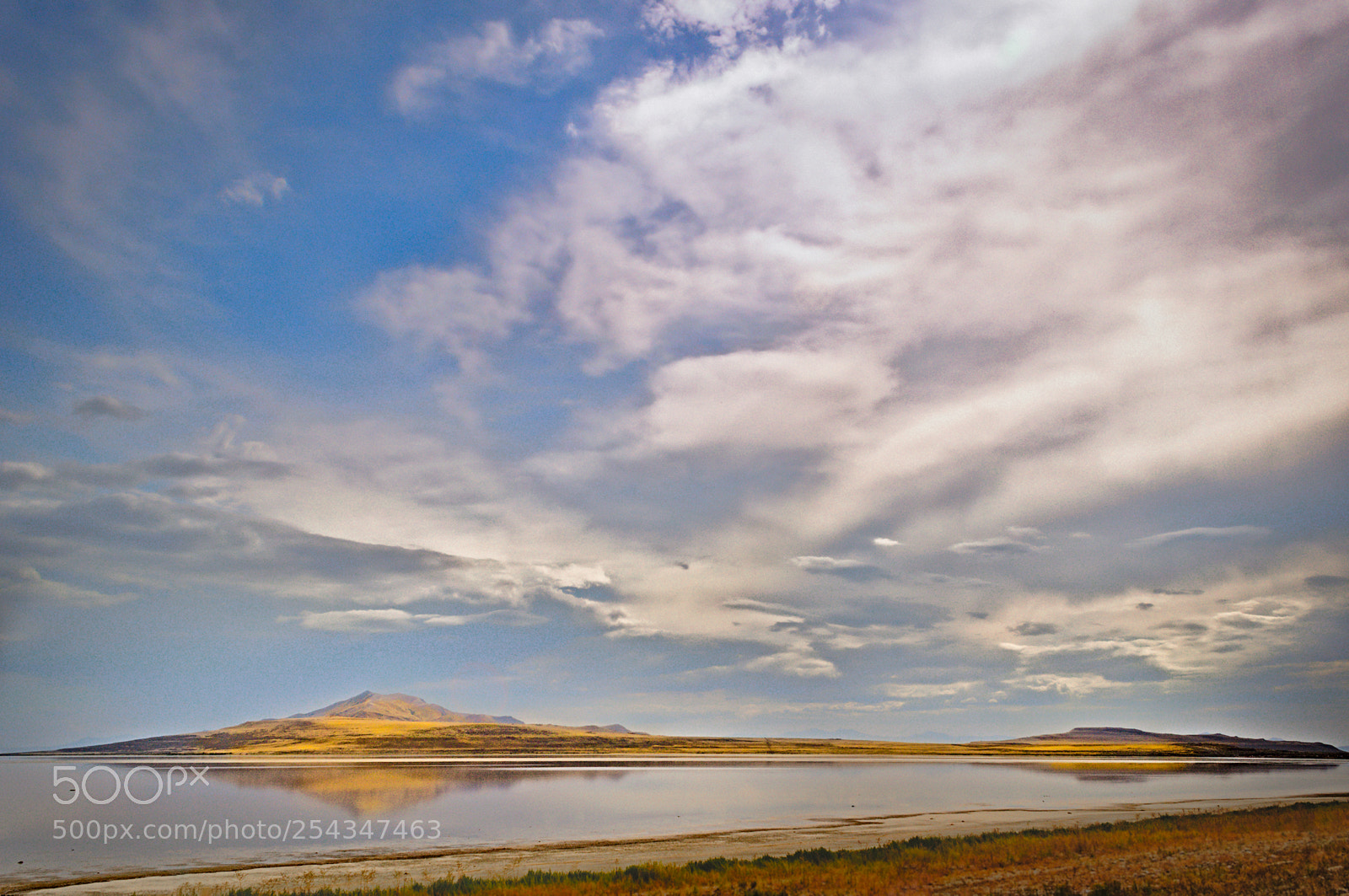 Nikon D5000 sample photo. Anelope island reflections photography