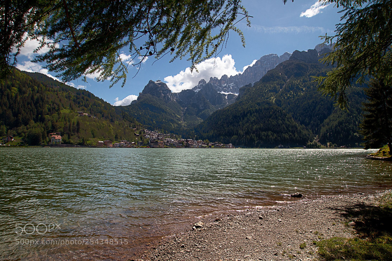 Canon EOS 70D sample photo. The lake of alleghe  photography