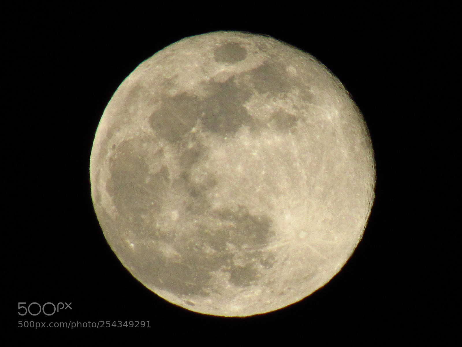 Canon PowerShot SX530 HS sample photo. Full moon photography