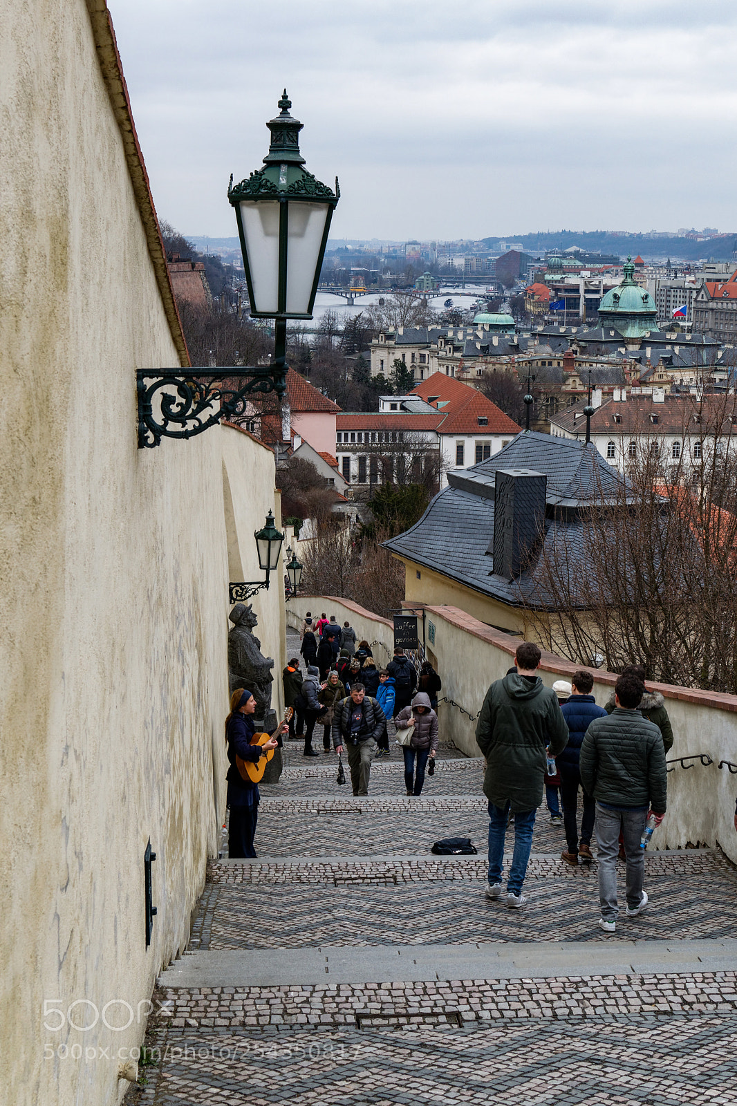 Nikon D3300 sample photo. Prague castle steps photography